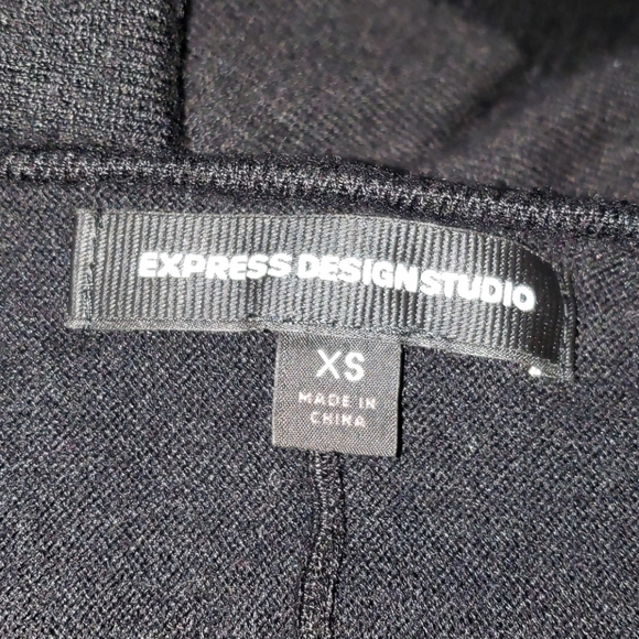 ~Express Design Studio Black Sweater Sz. XS - Picture 5 of 7